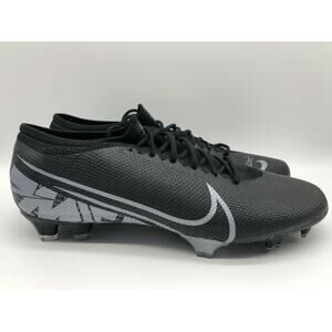 Nike Men's Mercurial Vapor 13 Pro FG Black Soccer Cleats at7901-001 Size 13